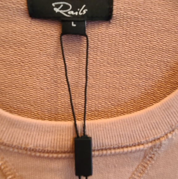 Rails - Burke - Dusty Rose Crewneck Sweatshirt - Picture 4 of 5